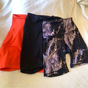 Set of 3 Bike Shorts